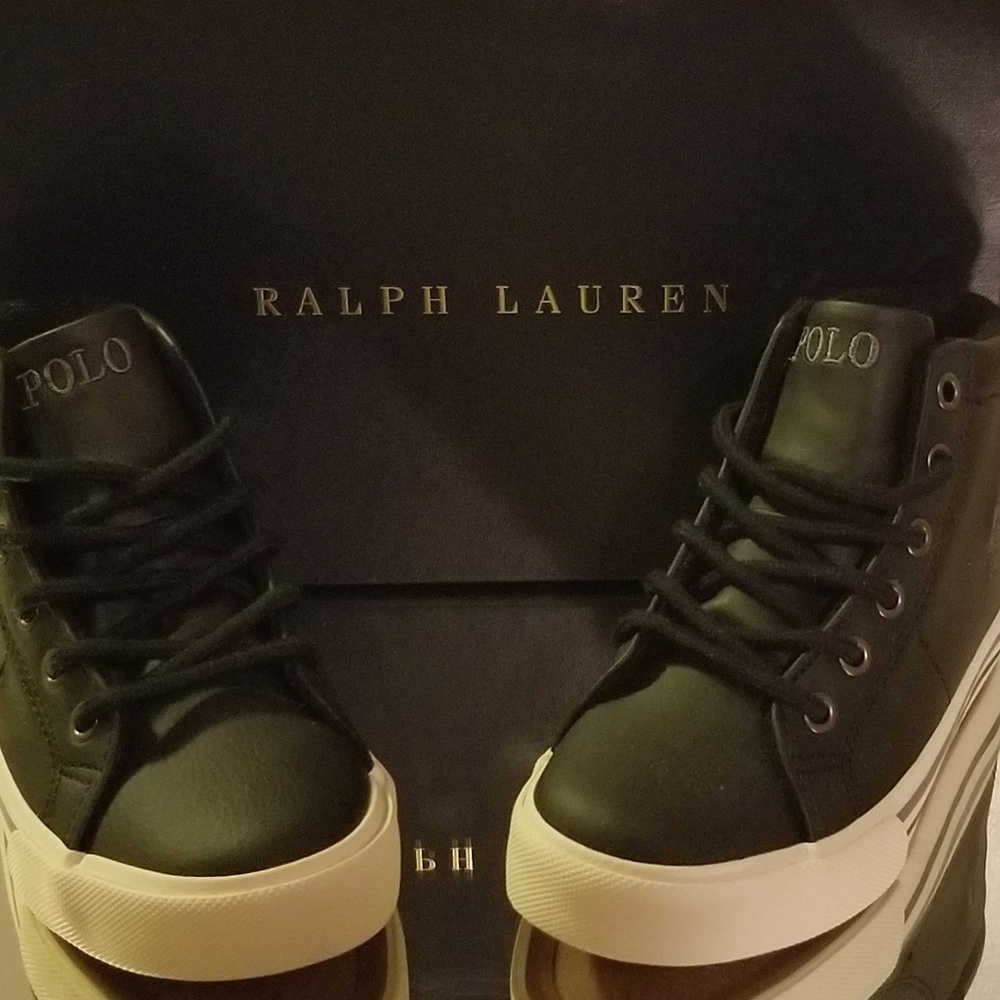 Ralph Lauren/Polo high tops Boys  size 11